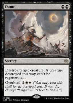 Damn⁣ - Commander: The Lost Caverns of Ixalan⁣ (Rare)⁣ [191]