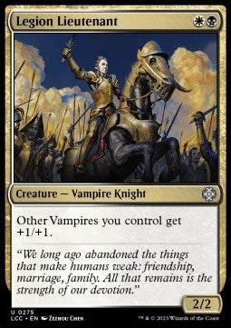 Legion Lieutenant⁣ - Commander: The Lost Caverns of Ixalan⁣ (Uncommon)⁣ [275]