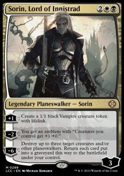 Sorin, Lord of Innistrad⁣ - Commander: The Lost Caverns of Ixalan⁣ (Mythic)⁣ [289]