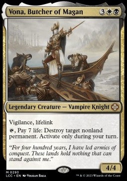 Vona, Butcher of Magan⁣ - Commander: The Lost Caverns of Ixalan⁣ (Mythic)⁣ [293]