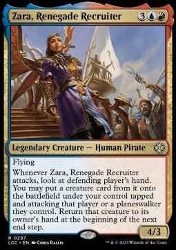Zara, Renegade Recruiter - Commander: The Lost Caverns of Ixalan (Rare) [LCC-297]