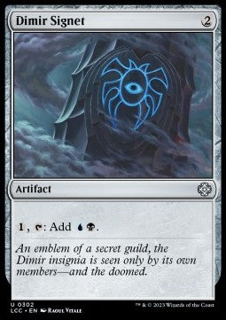 Dimir Signet⁣ - Commander: The Lost Caverns of Ixalan⁣ (Uncommon)⁣ [302]
