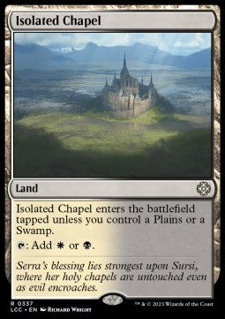 Isolated Chapel⁣ - Commander: The Lost Caverns of Ixalan⁣ (Rare)⁣ [337]