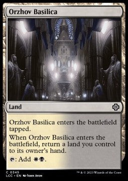 Orzhov Basilica⁣ - Commander: The Lost Caverns of Ixalan⁣ (Common)⁣ [345]