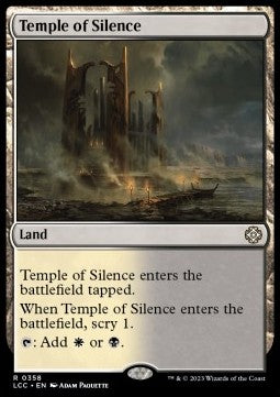 Temple of Silence⁣ - Commander: The Lost Caverns of Ixalan⁣ (Rare)⁣ [358]