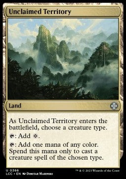 Unclaimed Territory⁣ - Commander: The Lost Caverns of Ixalan⁣ (Uncommon)⁣ [366]