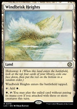 Windbrisk Heights⁣ - Commander: The Lost Caverns of Ixalan⁣ (Rare)⁣ [370]