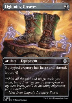 Lightning Greaves - Commander: The Lost Caverns of Ixalan: Extras (Uncommon) [XLCC-114]