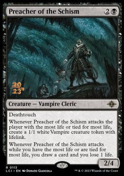 Preacher of the Schism (V.1) - The Lost Caverns of Ixalan: Promos (Rare) [PLCI-113]