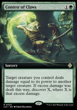 Contest of Claws - Commander: The Lost Caverns of Ixalan: Extras (Rare) [XLCC-24]