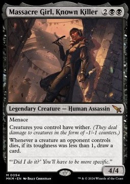 Massacre Girl, Known Killer - Murders at Karlov Manor (Mythic) [MKM-94]