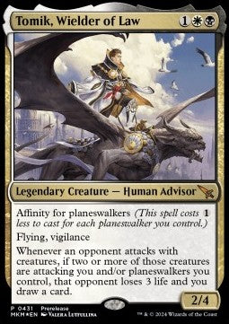 Tomik, Wielder of Law