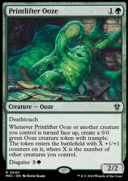 Printlifter Ooze - Commander: Murders at Karlov Manor (Rare) [MKC-40]