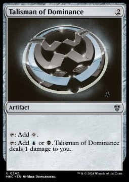 Talisman of Dominance - Commander: Murders at Karlov Manor (Uncommon) [MKC-242]