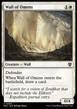 Wall of Omens - Commander: Murders at Karlov Manor (Uncommon) [MKC-90]