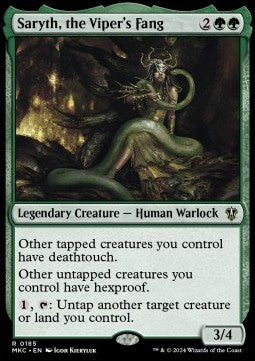 Saryth, the Viper's Fang - Commander: Murders at Karlov Manor (Rare) [MKC-185]