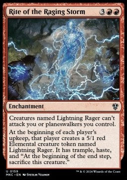Rite of the Raging Storm - Commander: Murders at Karlov Manor (Uncommon) [MKC-159]