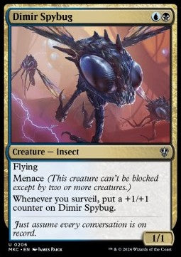 Dimir Spybug - Commander: Murders at Karlov Manor (Uncommon) [MKC-206]