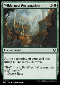 Wilderness Reclamation - Commander: Murders at Karlov Manor (Uncommon) [MKC-196]