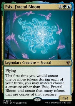 Esix, Fractal Bloom - Commander: Murders at Karlov Manor (Mythic) [MKC-210]