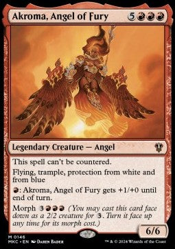 Akroma, Angel of Fury - Commander: Murders at Karlov Manor (Mythic) [MKC-146]