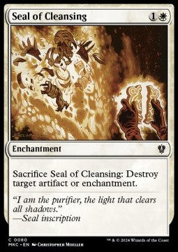 Seal of Cleansing - Commander: Murders at Karlov Manor (Common) [MKC-80]