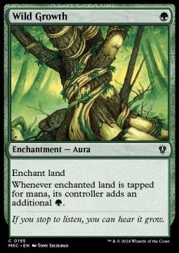 Wild Growth - Commander: Murders at Karlov Manor (Common) [MKC-195]