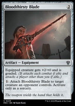 Bloodthirsty Blade - Commander: Murders at Karlov Manor (Uncommon) [MKC-225]
