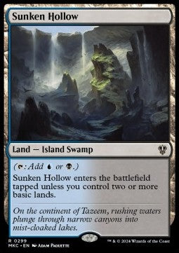 Sunken Hollow - Commander: Murders at Karlov Manor (Rare) [MKC-299]