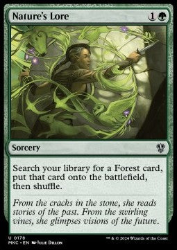 Nature's Lore - Commander: Murders at Karlov Manor (Uncommon) [MKC-178]
