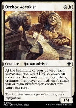 Orzhov Advokist - Commander: Murders at Karlov Manor (Uncommon) [MKC-77]