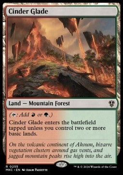 Cinder Glade - Commander: Murders at Karlov Manor (Rare) [MKC-255]