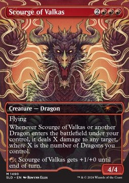 Scourge of Valkas - Secret Lair Drop Series: Winter Superdrop 2024 (Mythic) [SLDW24-1490]