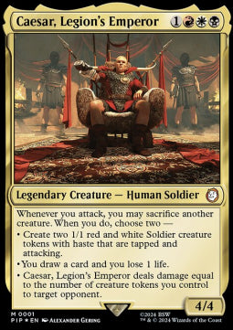 Caesar, Legion's Emperor - Universes Beyond: Fallout (Mythic) [PIP-1]