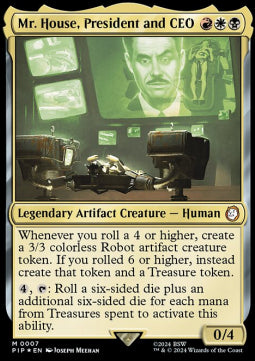 Mr. House, President and CEO⁣ - Universes Beyond: Fallout⁣ (Mythic)⁣ [7]