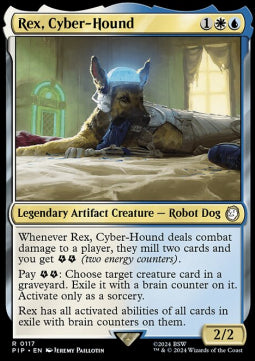 Rex, Cyber-Hound⁣ - Universes Beyond: Fallout⁣ (Rare)⁣ [117]