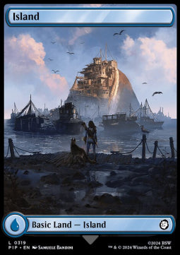 Island (V.1)⁣ - Universes Beyond: Fallout⁣ (Land)⁣ [319]