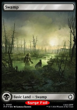 Swamp (V.1) - Universes Beyond: Fallout: Extras (Land) [XPIP-849]