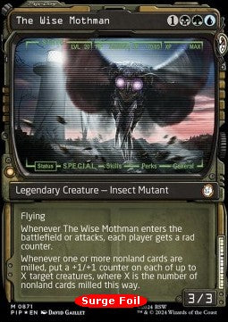 The Wise Mothman (V.4) - Universes Beyond: Fallout: Extras (Mythic) [XPIP-871]