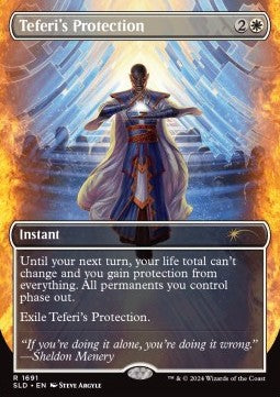 Teferi's Protection - Secret Lair Drop Series: Sheldon's Spellbook (Rare) [SLDSMS-1691]