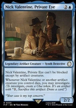 Nick Valentine, Private Eye⁣ - Universes Beyond: Fallout⁣ (Rare)⁣ [35]