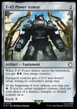 T-45 Power Armor⁣ - Universes Beyond: Fallout⁣ (Rare)⁣ [145]