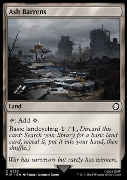 Ash Barrens⁣ - Universes Beyond: Fallout⁣ (Common)⁣ [253]