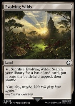 Evolving Wilds⁣ - Universes Beyond: Fallout⁣ (Common)⁣ [263]