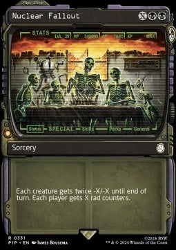 Nuclear Fallout (V.1)⁣ - Universes Beyond: Fallout: Extras⁣ (Rare)⁣ [331]