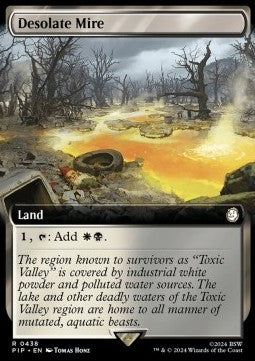 Desolate Mire (V.1) - Universes Beyond: Fallout: Extras (Rare) [XPIP-438]