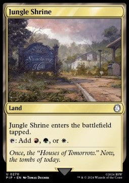 Jungle Shrine⁣ - Universes Beyond: Fallout⁣ (Uncommon)⁣ [270]