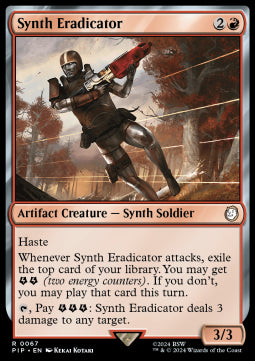Synth Eradicator⁣ - Universes Beyond: Fallout⁣ (Rare)⁣ [67]