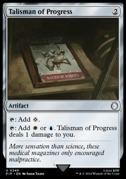 Talisman of Progress - Universes Beyond: Fallout (Uncommon) [PIP-249]