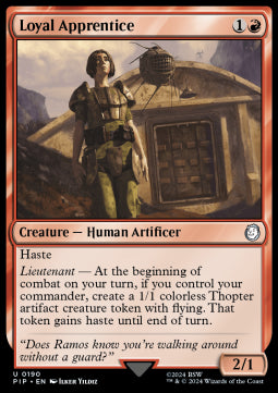 Loyal Apprentice⁣ - Universes Beyond: Fallout⁣ (Uncommon)⁣ [190]
